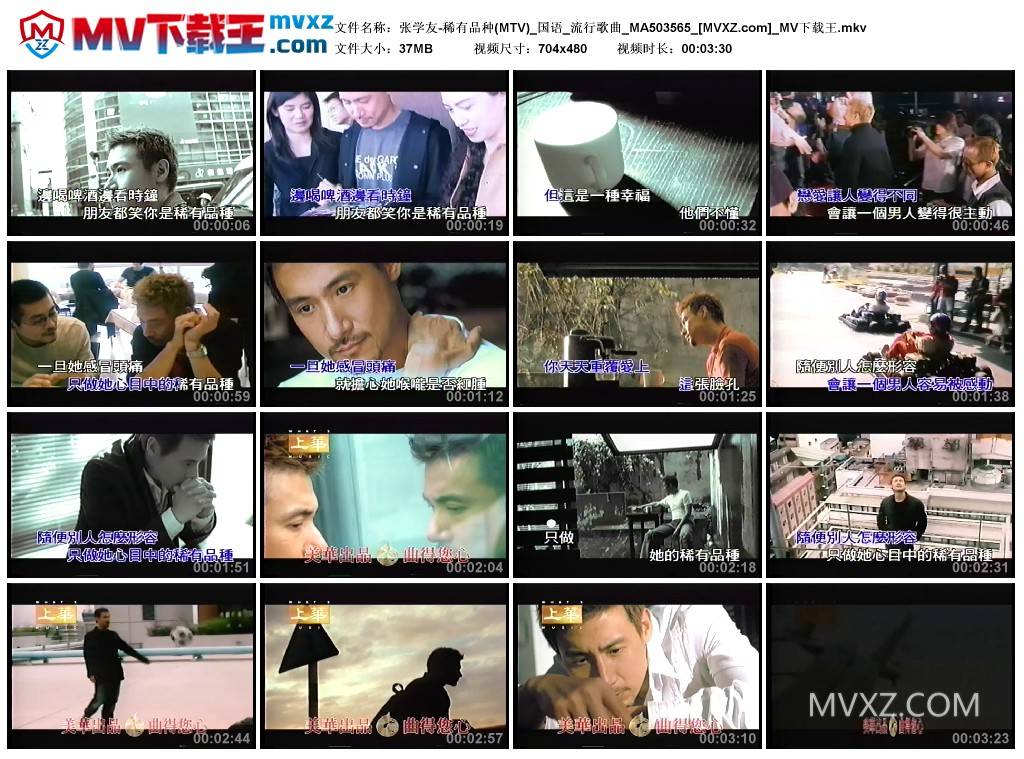 张学友-稀有品种(MTV)_国语_流行歌曲_MA503565